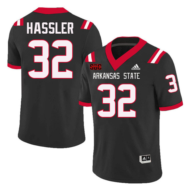 Ethan Hassler Arkansas State Jersey,Arkansas State Red Wolves Football Uniforms,Jersey-Black Ethan Hassler Arkansas State Jersey,Arkansas State Red Wolves Football Uniforms,Jersey-Black
